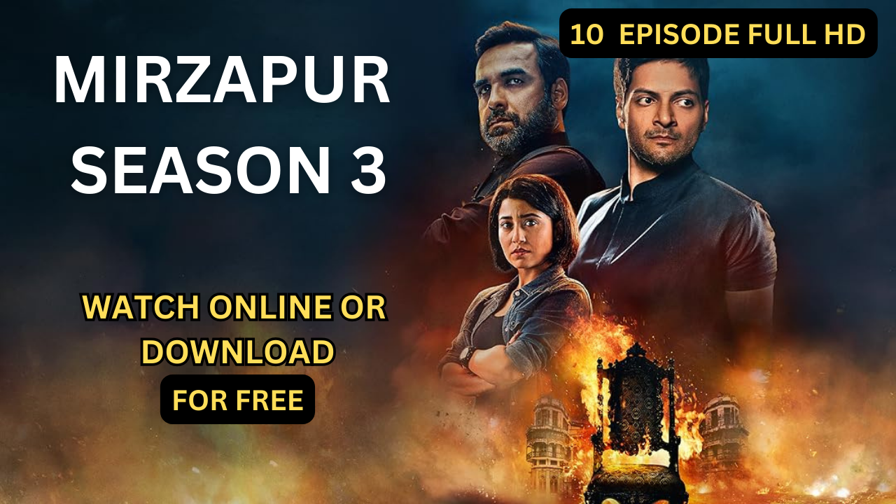 Watch Mirzapur season 3 for free Watch Mirzapur season 3 for free